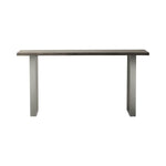 Marvena Acacia Wood Top Console Table Grey - Maison Rêves UK