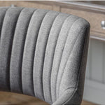 Meridelle Fabric Swivel Chair - Maison Rêves UK