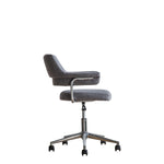 Meridelle Fabric Swivel Chair - Maison Rêves UK