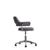 Meridelle Fabric Swivel Chair - Maison Rêves UK