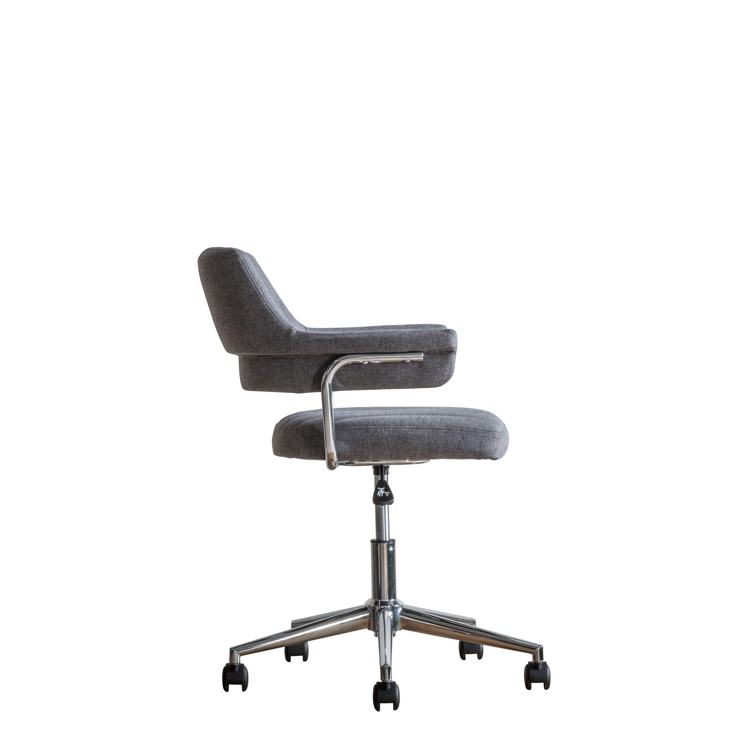 Meridelle Fabric Swivel Chair - Maison Rêves UK