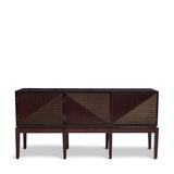 Art Deco Sideboard Brown Wood by Authentic Models