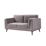 Mickey 2 Seat Velvet Sofa Walnut Frame by Twenty10 Designs - Maison Rêves UK