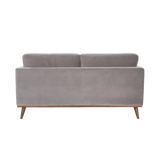 Mickey 2 Seat Velvet Sofa Walnut Frame by Twenty10 Designs - Maison Rêves UK