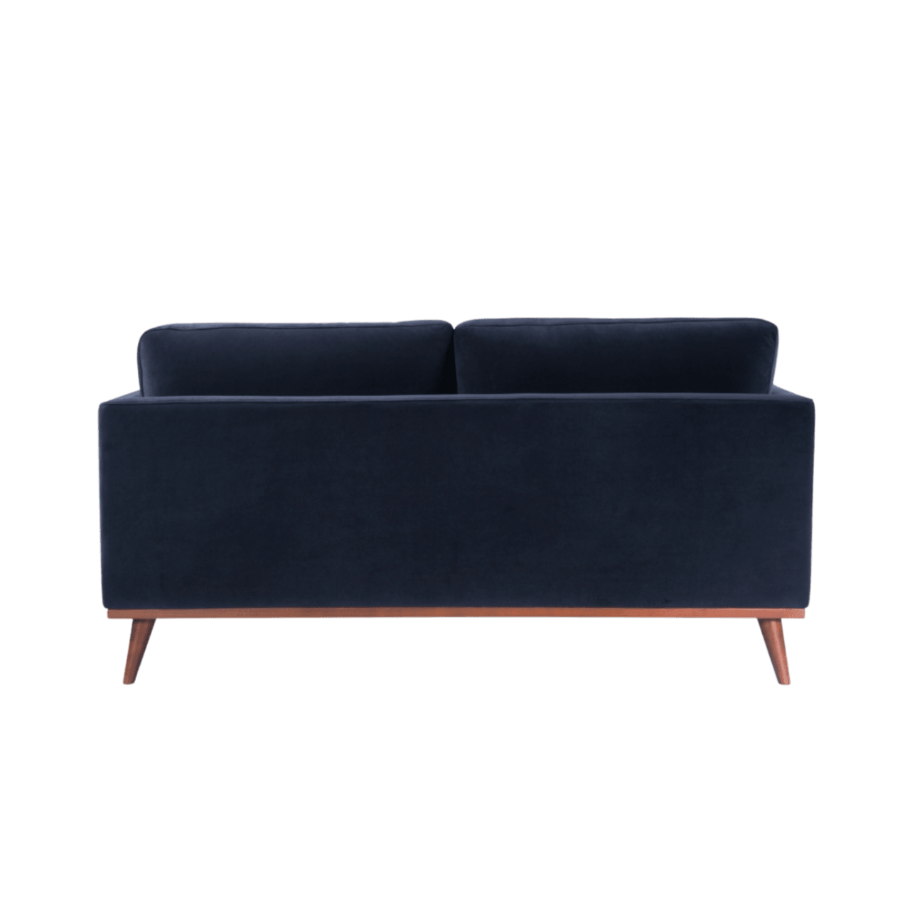 Mickey 2 Seat Velvet Sofa Walnut Frame by Twenty10 Designs - Maison Rêves UK