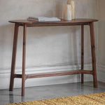 Modera Oak Console Table Walnut - Maison Rêves UK