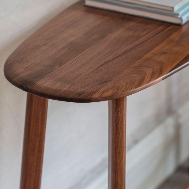 Modera Oak Console Table Walnut - Maison Rêves UK