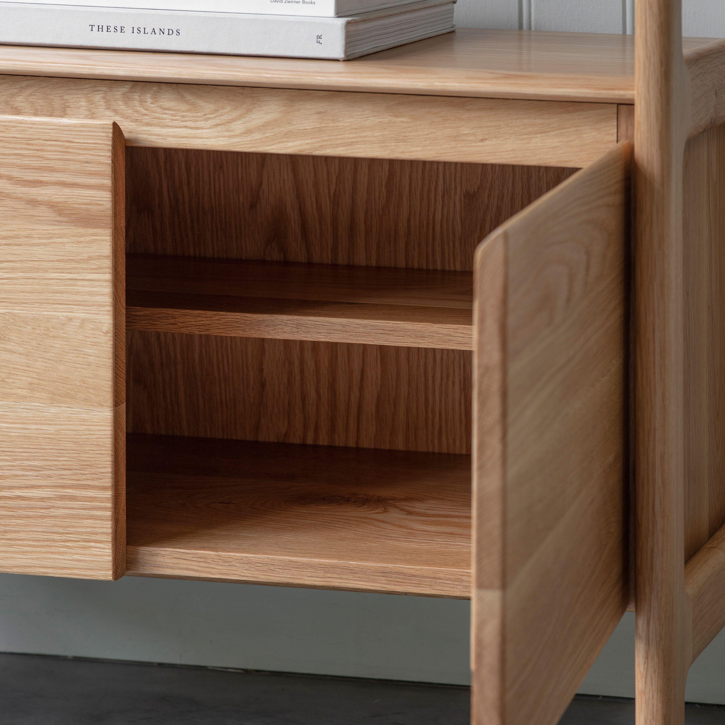Modera Open Solid Oak Display - Maison Rêves UK