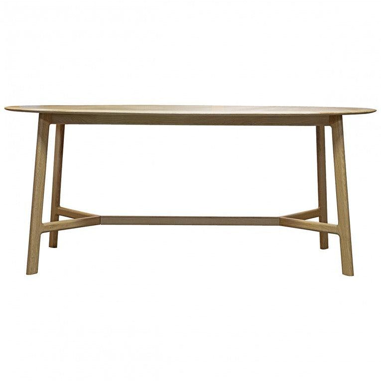 Modera Oval Solid Oak Dining Table - Maison Rêves UK