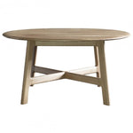 Modera Round Solid Oak Coffee Table - Maison Rêves UK