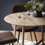Modera Round Solid Oak Dining Table - Maison Rêves UK