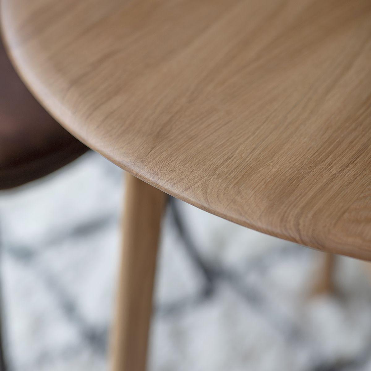 Modera Round Solid Oak Dining Table - Maison Rêves UK