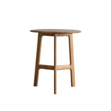 Modera Round Solid Oak Side Table - Maison Rêves UK