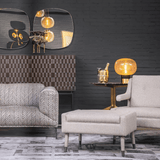 Naga Brown Wood Cabinet with Steel Frame - Maison Rêves UK
