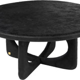 Neo Off Black Circular Coffee Table