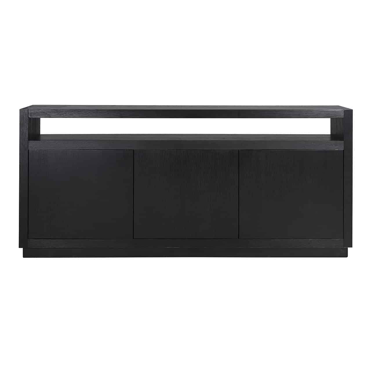 Oakura Black Oak Wood Sideboard by Richmond Interiors - Maison Rêves UK