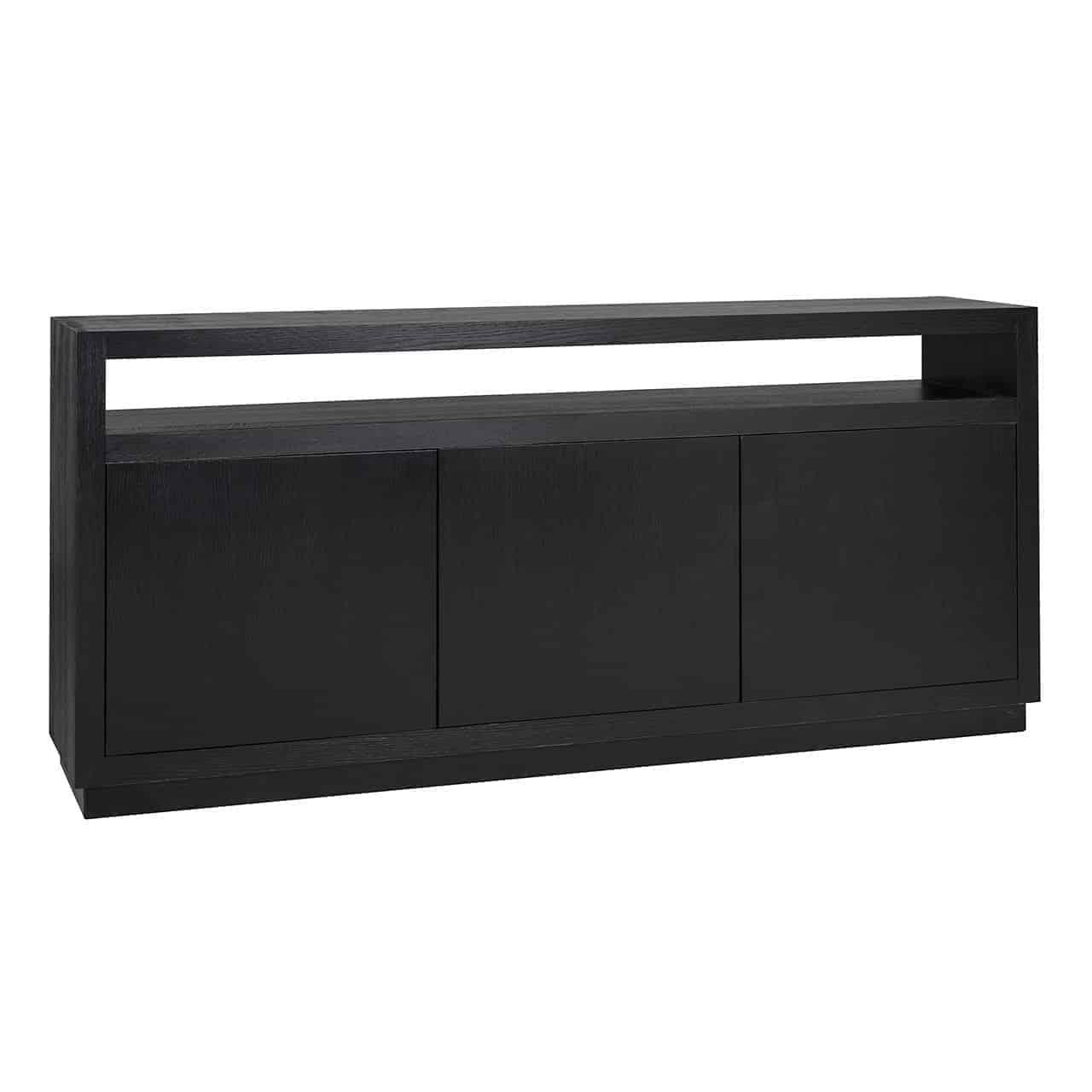Oakura Black Oak Wood Sideboard by Richmond Interiors - Maison Rêves UK