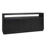 Oakura Black Oak Wood Sideboard by Richmond Interiors - Maison Rêves UK