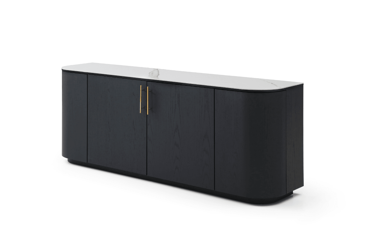 Oakura Buffet - Black - Maison Rêves UK