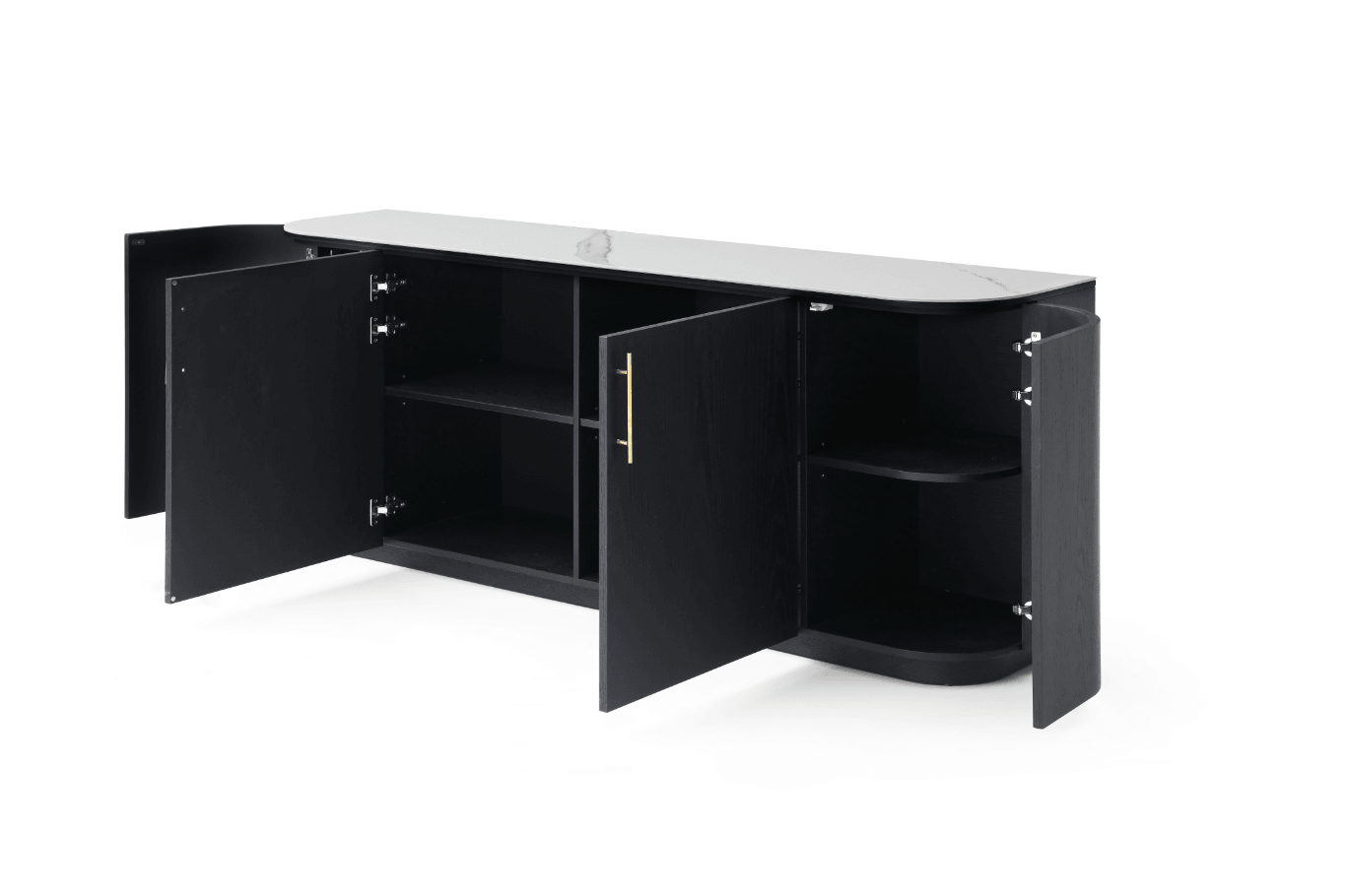 Oakura Buffet - Black - Maison Rêves UK
