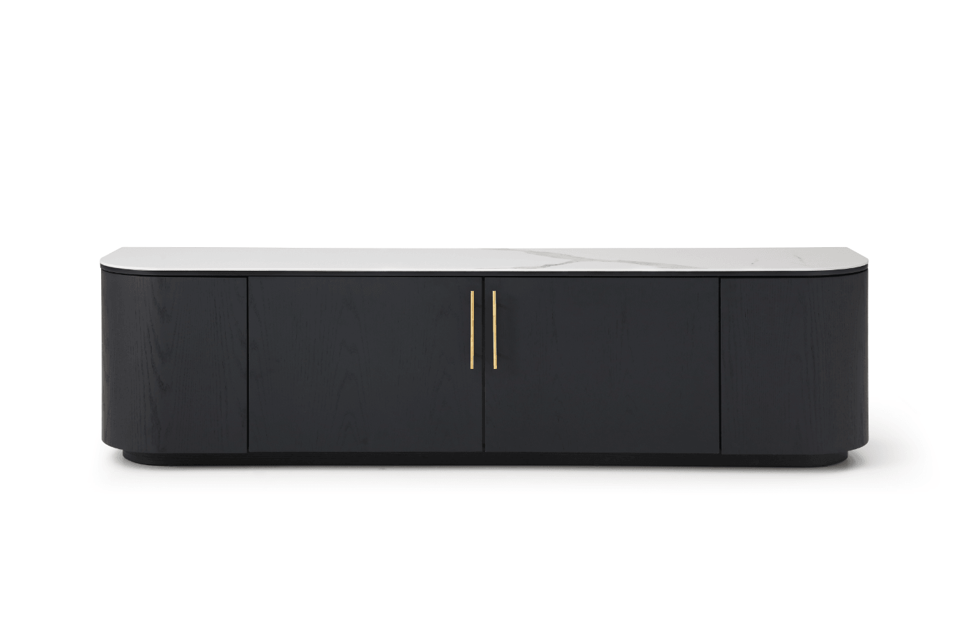 Oakura TV Unit - Black - Maison Rêves UK