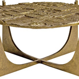 ODE Bronze Aluminium Coffee Table with Glass Top