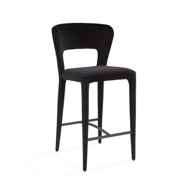 Pari I Bar Stool - Black Vanity - Maison Rêves UK