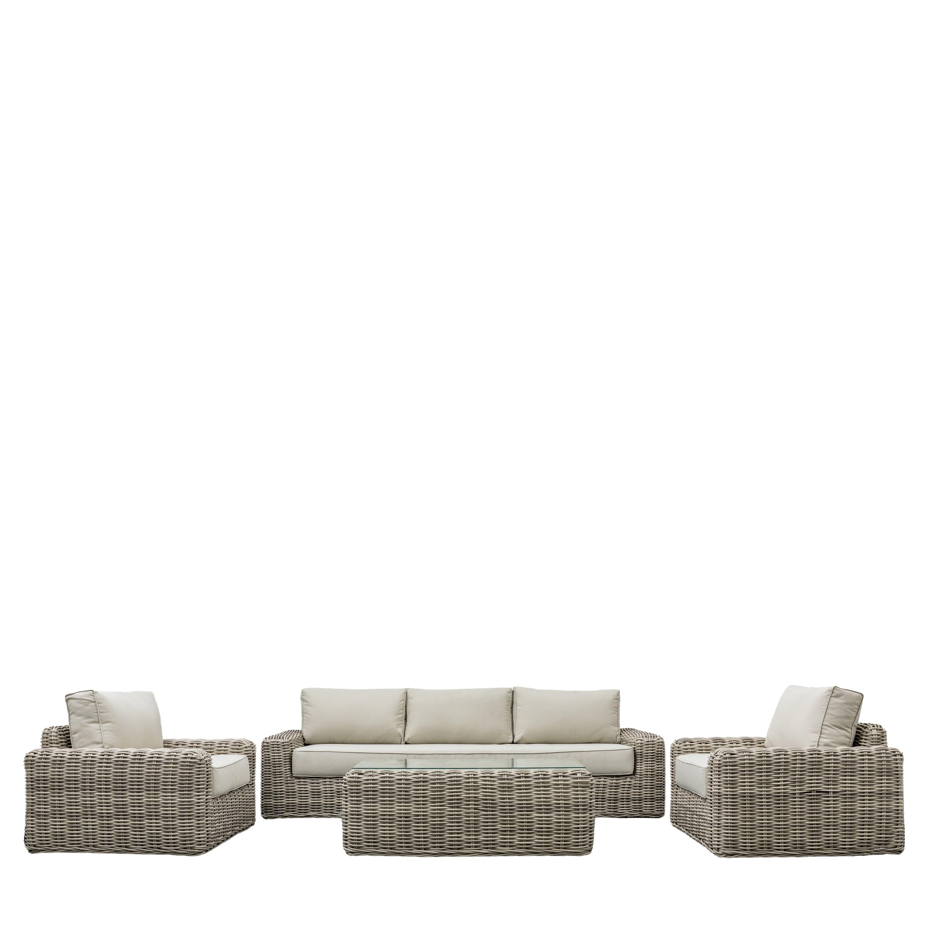 Pendleton Wicker Lounge Set - Maison Rêves UK