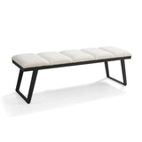 Ponce Bench - Chex Polar Boucle - Maison Rêves UK