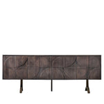 Primrove 4 Door Mango Wood Sideboard with Iron Legs - Maison Rêves UK