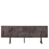 Primrove 4 Door Mango Wood Sideboard with Iron Legs - Maison Rêves UK