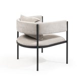 Envie I Lounge Chair - Giselle Grey Beige