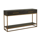 Renmin 160 Reclaimed Oak Console Table with 2 Drawers by Eccotrading Design London - Interitower | UK 