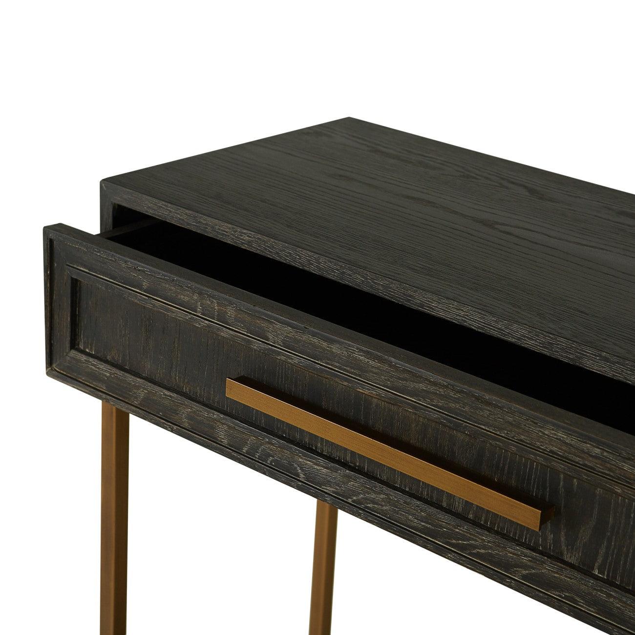 Renmin 160 Reclaimed Oak Console Table with 2 Drawers by Eccotrading Design London - Interitower | UK 