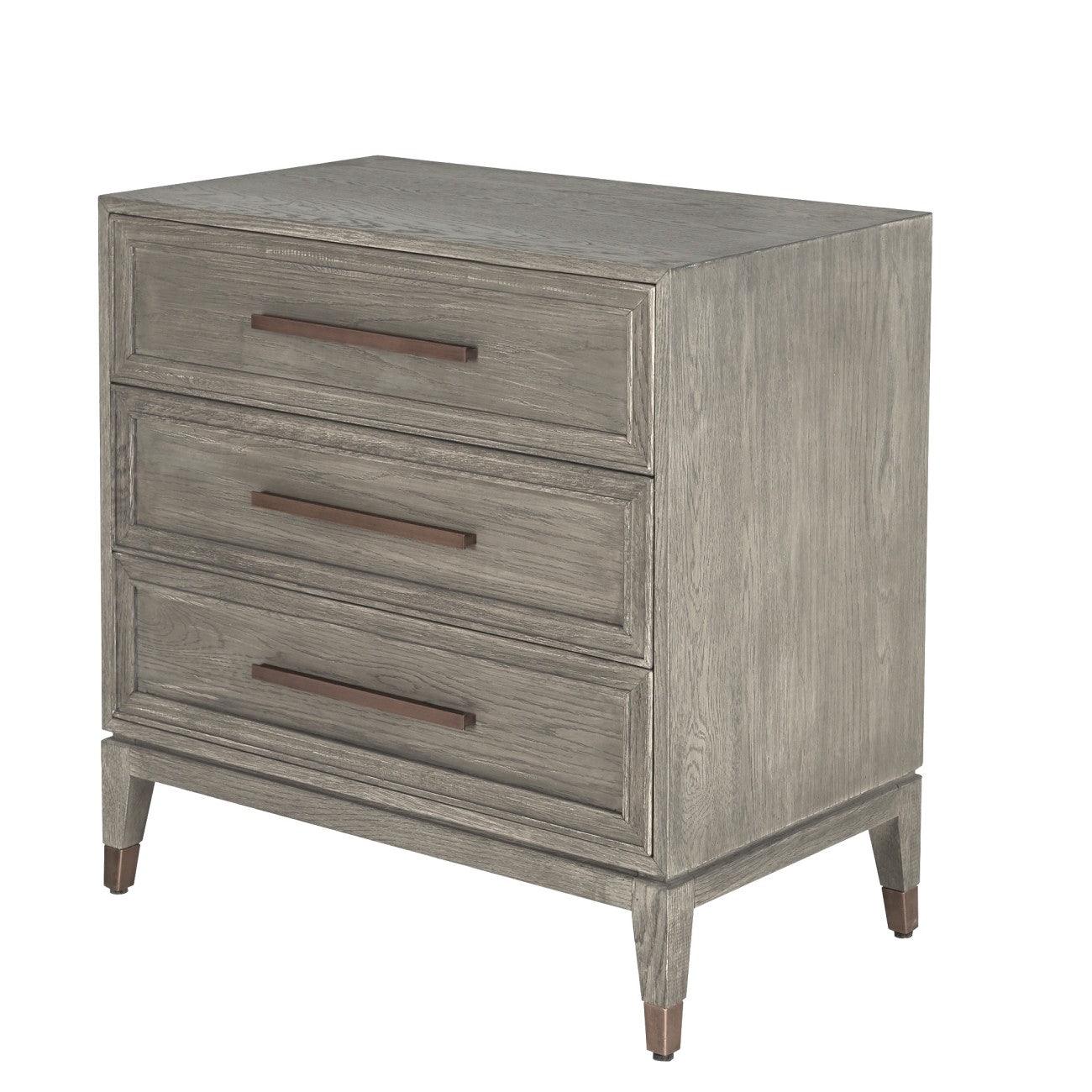 Renmin 3 Drawer Chest Reclaimed Oak by Eccotrading Design London - Maison Rêves UK