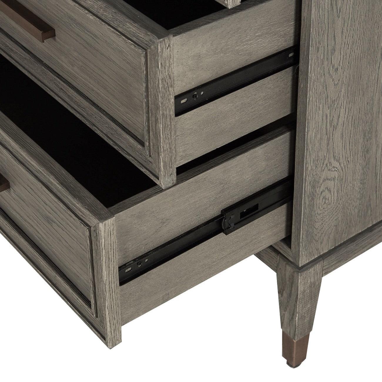 Renmin 3 Drawer Chest Reclaimed Oak by Eccotrading Design London - Maison Rêves UK