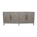 Renmin Cabinet 4 Door Grey Reclaimed Oak by Eccotrading Design London - Maison Rêves UK