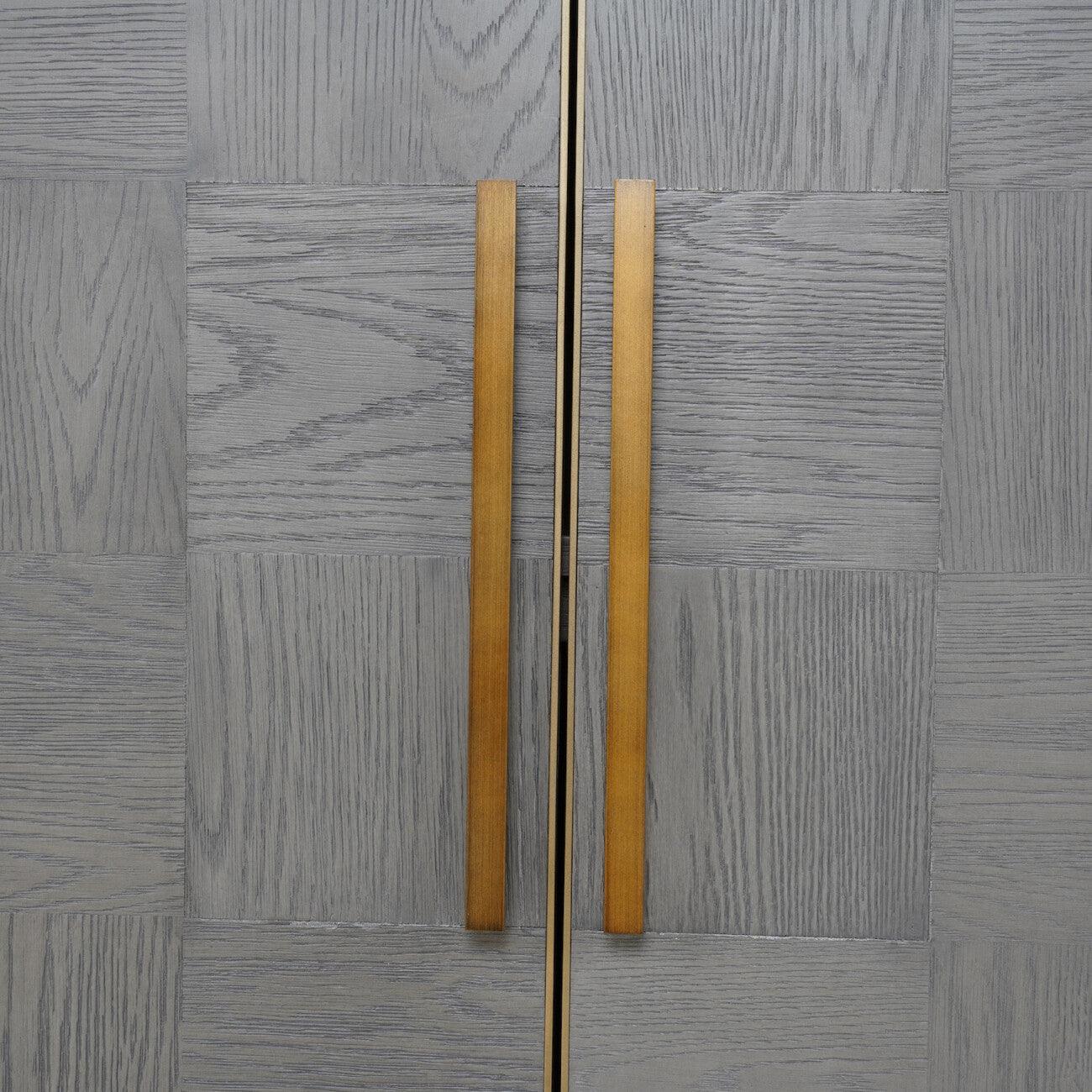 Renmin Cabinet 4 Door Grey Reclaimed Oak by Eccotrading Design London - Maison Rêves UK