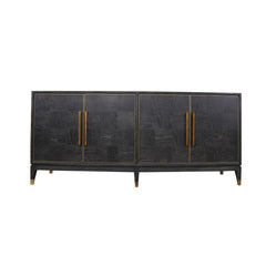 Renmin Cabinet 4 Door Reclaimed Carbon Oak by Eccotrading Design London - Maison Rêves UK