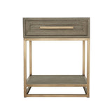 Renmin Reclaimed Oak 50 Side Table with Drawer by Eccotrading Design London - Interitower | UK 