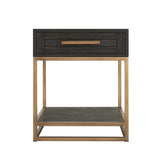 Renmin Reclaimed Oak 50 Side Table with Drawer by Eccotrading Design London - Interitower | UK 