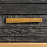 Renmin Reclaimed Oak 50 Side Table with Drawer by Eccotrading Design London - Interitower | UK 