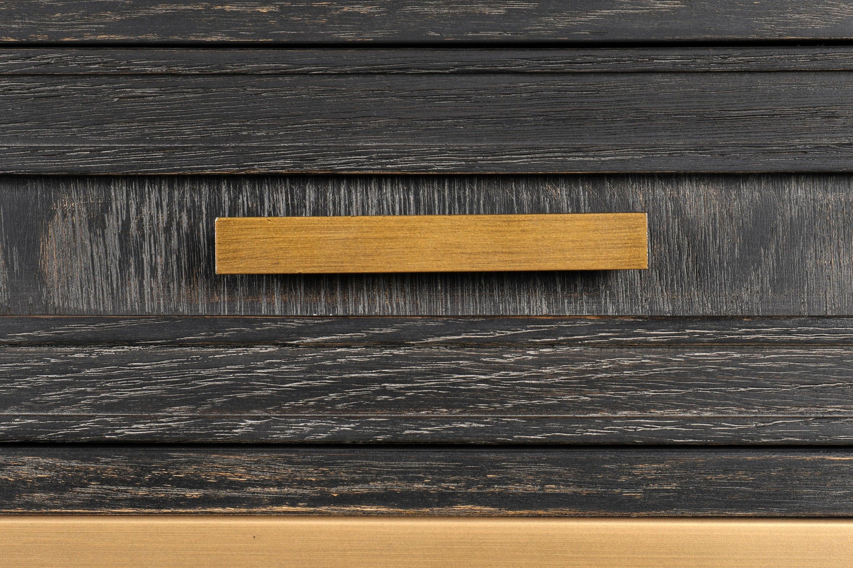Renmin Reclaimed Oak 50 Side Table with Drawer by Eccotrading Design London - Interitower | UK 