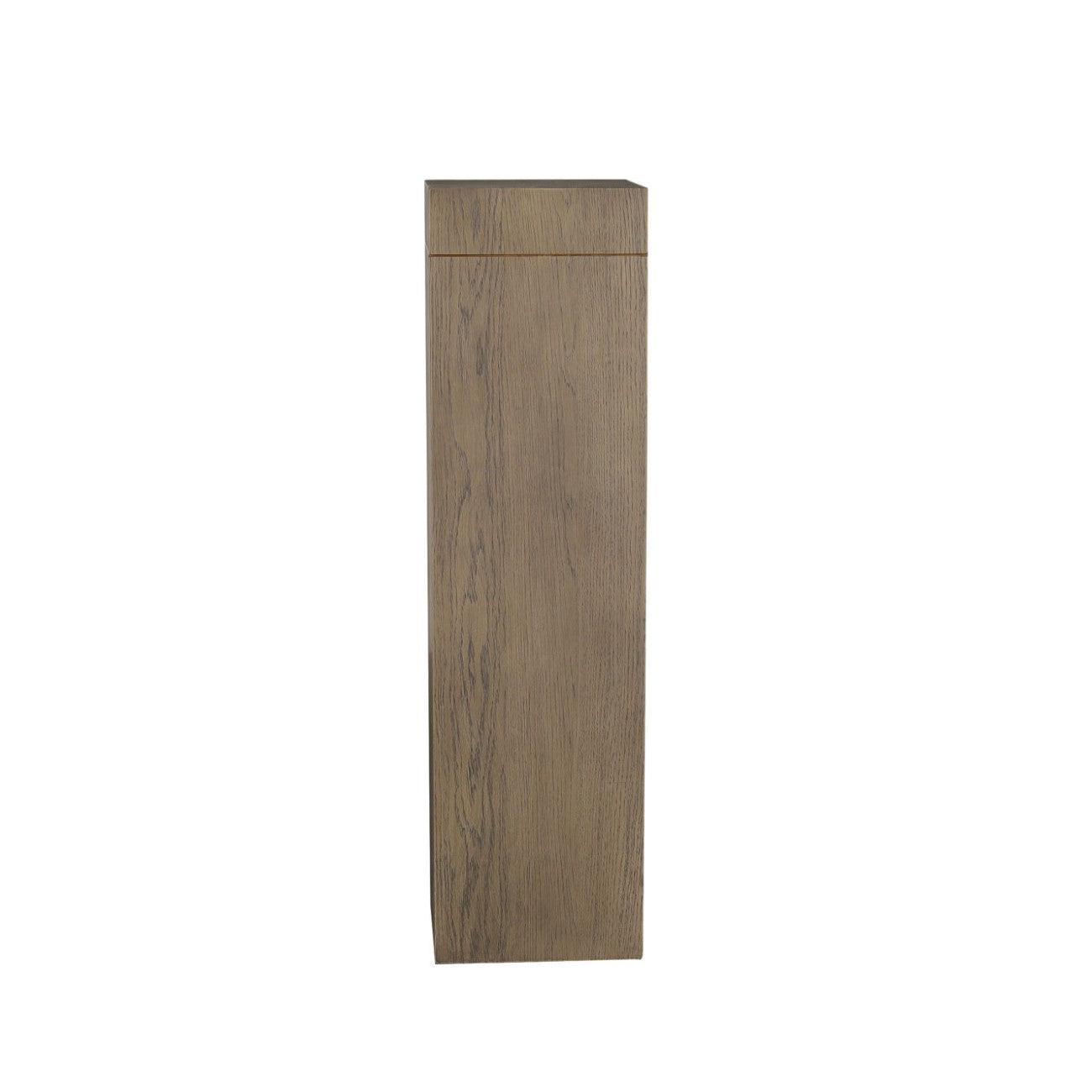 Renmin Reclaimed Oak Pedestal 30 by Eccotrading Design London - Interitower | UK 