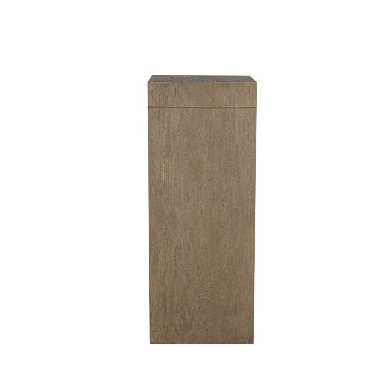 Renmin Reclaimed Oak Pedestal 40 by Eccotrading Design London - Maison Rêves UK