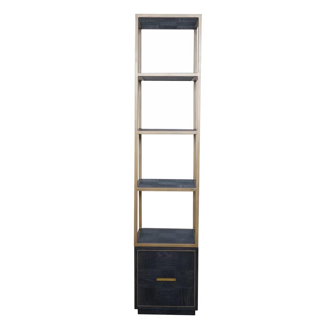 Renmin Slim Reclaimed Oak Bookcase by Eccotrading Design London - Maison Rêves UK