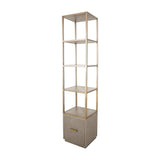 Renmin Slim Reclaimed Oak Bookcase by Eccotrading Design London - Maison Rêves UK