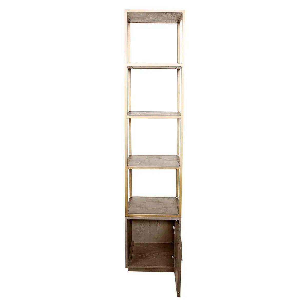 Renmin Slim Reclaimed Oak Bookcase by Eccotrading Design London - Maison Rêves UK