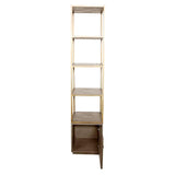Renmin Slim Reclaimed Oak Bookcase by Eccotrading Design London - Maison Rêves UK