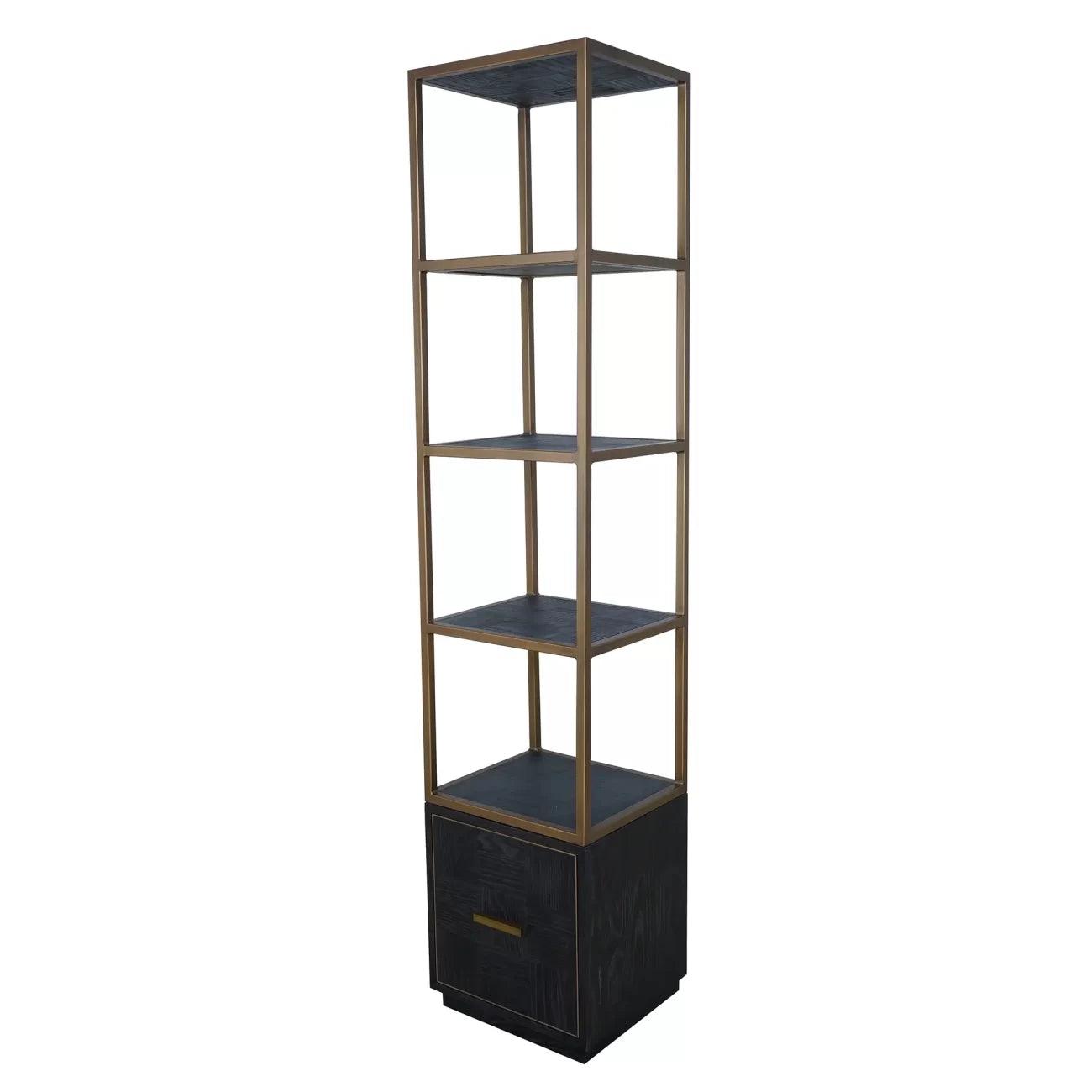 Renmin Slim Reclaimed Oak Bookcase by Eccotrading Design London - Maison Rêves UK